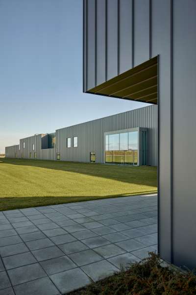 Stahlverkleidetes Schlachthof-Kraftzentrum in Himmerland, Himmerlandskød, Nordre Ringvej 99, 9620 Aalestrup, Dänemark